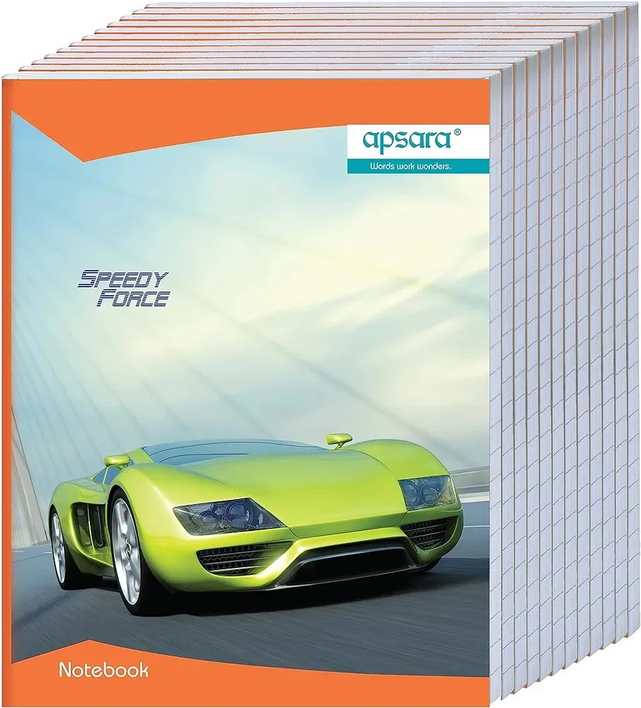 Writing School Notebook Stack